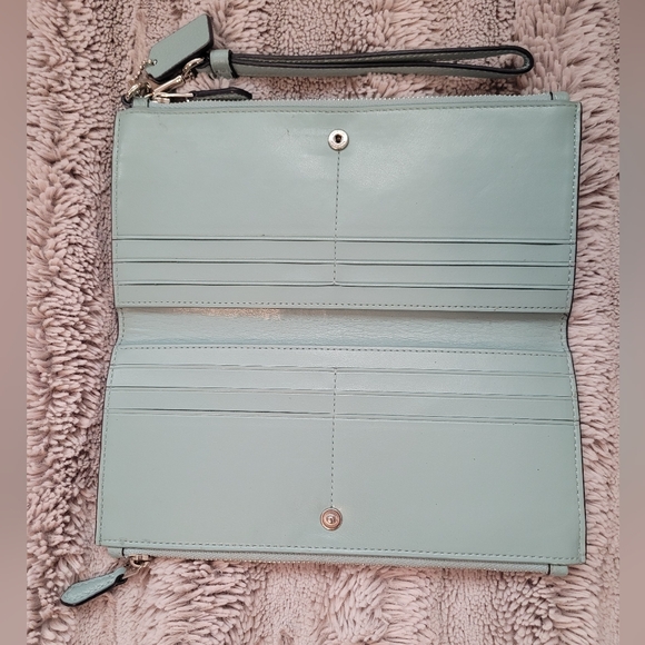 Coach Wristlet Double Zip Wallet - Picture 4 of 6